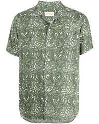 Tintoria Mattei Palm Tree Print Shirt