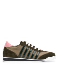 DSQUARED2 Striped Logo Sneakers