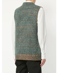 Namacheko Speckled Striped Sweater Vest