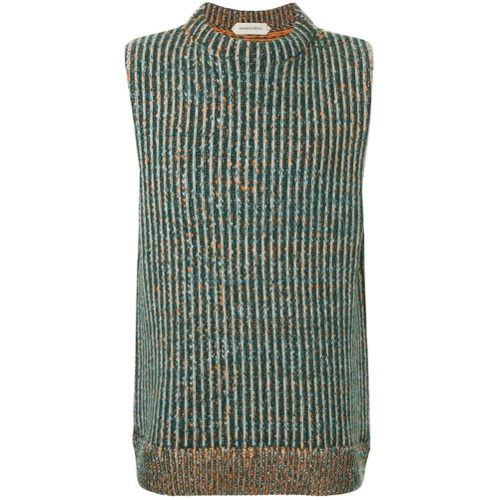 Namacheko Speckled Striped Sweater Vest, $1,395 | farfetch.com