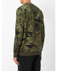 Givenchy Camouflage Print Sweatshirt