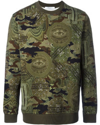 Givenchy Camouflage Print Sweatshirt