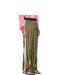Versace Black And Gold Neoclassic Classical Lounge Pants