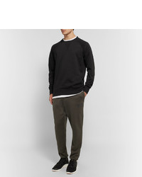 Y-3 Slim Fit Tapered Printed Loopback Cotton Jersey Sweatpants