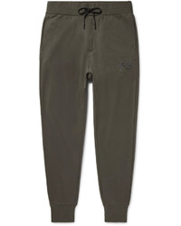 Y-3 Slim Fit Tapered Printed Loopback Cotton Jersey Sweatpants
