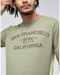 Esprit Crew Neck Sweatshirt With San Fran Print