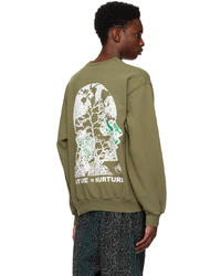 Online Ceramics Green Nature Equals Nurture Sweatshirt