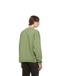 Schnaydermans Green Oversized Well Pressed Pete Sweatshirt