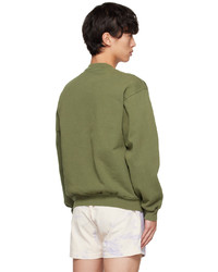 Online Ceramics Green Peace Frog Sweatshirt