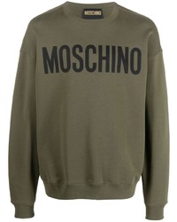 Moschino Logo Crew Neck Sweatshirt