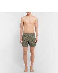 Tom Ford Slim Fit Mid Length Circle Print Swim Shorts