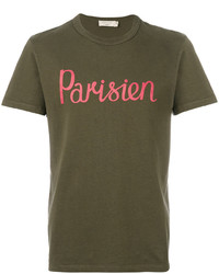 MAISON KITSUNÉ Maison Kitsun Parisien Print T Shirt