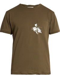 Valentino Mariposa Print Cotton T Shirt