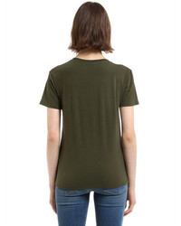 Moschino Underbear Printed Cotton Jersey T Shirt
