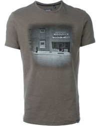Woolrich Photo Print T Shirt
