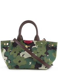Muveil Floral Camouflage Print Tote