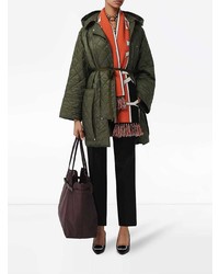 Burberry Diamond Quilted Hooded Coat