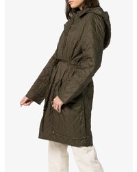 Burberry Quilted Hooded Oversized Pocket Coat