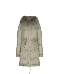 Mr & Mrs Italy Rosemary Raccoon Med Feather Down Puffer Coat