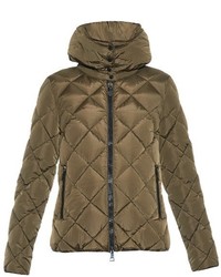 Moncler Bourg Quilted Down Hooded Jacket