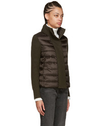 Moncler Brown Quilted Down Jacket