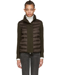 Moncler Brown Quilted Down Jacket