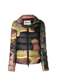 Herno Camouflage Print Puffer Jacket