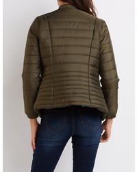 Charlotte Russe Quilted Puffer Jacket