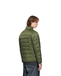 TAION Green Down Basic U Neck Puffer Jacket