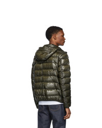 Herno Green Down Hooded Jacket