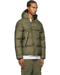 C.P. Company Grey Green Down Co Ted Coat