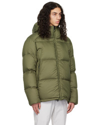 Snow Peak Khaki Quilted Down Jacket