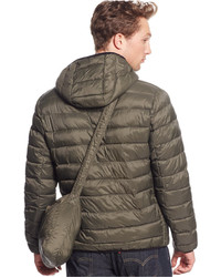 Levi's Lightweight Packable Puffer Hoodie Jacket