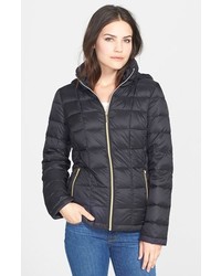 michael kors down coat with hood