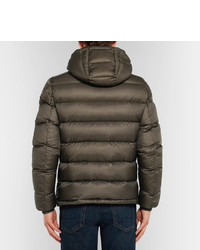 Moncler Morane Quilted Shell Hooded Down Jacket