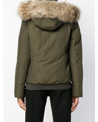 Woolrich Padded Fur Jacket