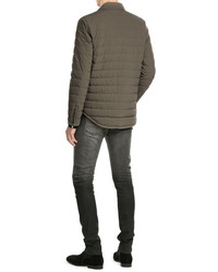 Vince Quilted Down Shirt Jacket