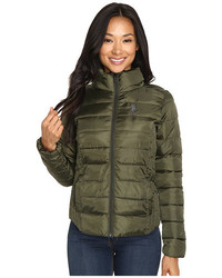 U.S. Polo Assn. Quilted Puffer Zip Up Jacket