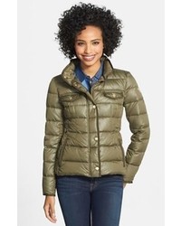 Vince Camuto Short Down Jacket With Stowaway Hood
