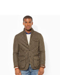 Olive Quilted Blazers for Men | Lookastic