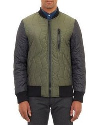 Christopher Rburn Zigzag Quilted Bomber Jacket