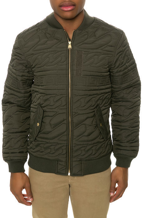 Crooks And Castles The Coup Detat Bomber Jacket In Olive Drab, $130 ...