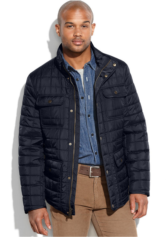 Tommy Hilfiger Quilted 4 Pocket Field Jacket, $225 | Macy's | Lookastic