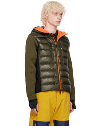 MONCLER GRENOBLE Green Insulated Down Hoodie