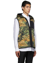 Burberry Green Down Printed Vest