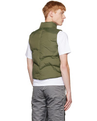 Tombogo Green Leaf Puffer Vest