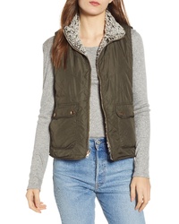 Thread & Supply Reversible Fleece Lined Quilted Vest