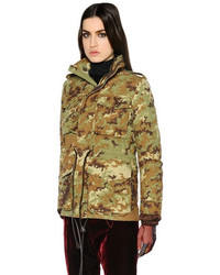 Dsquared2 Camo Canvas Jacket Quilted Jacket