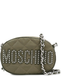 Moschino Small Logo Quilted Shoulder Bag