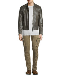 Olive Quilted Lightweight Jacket
